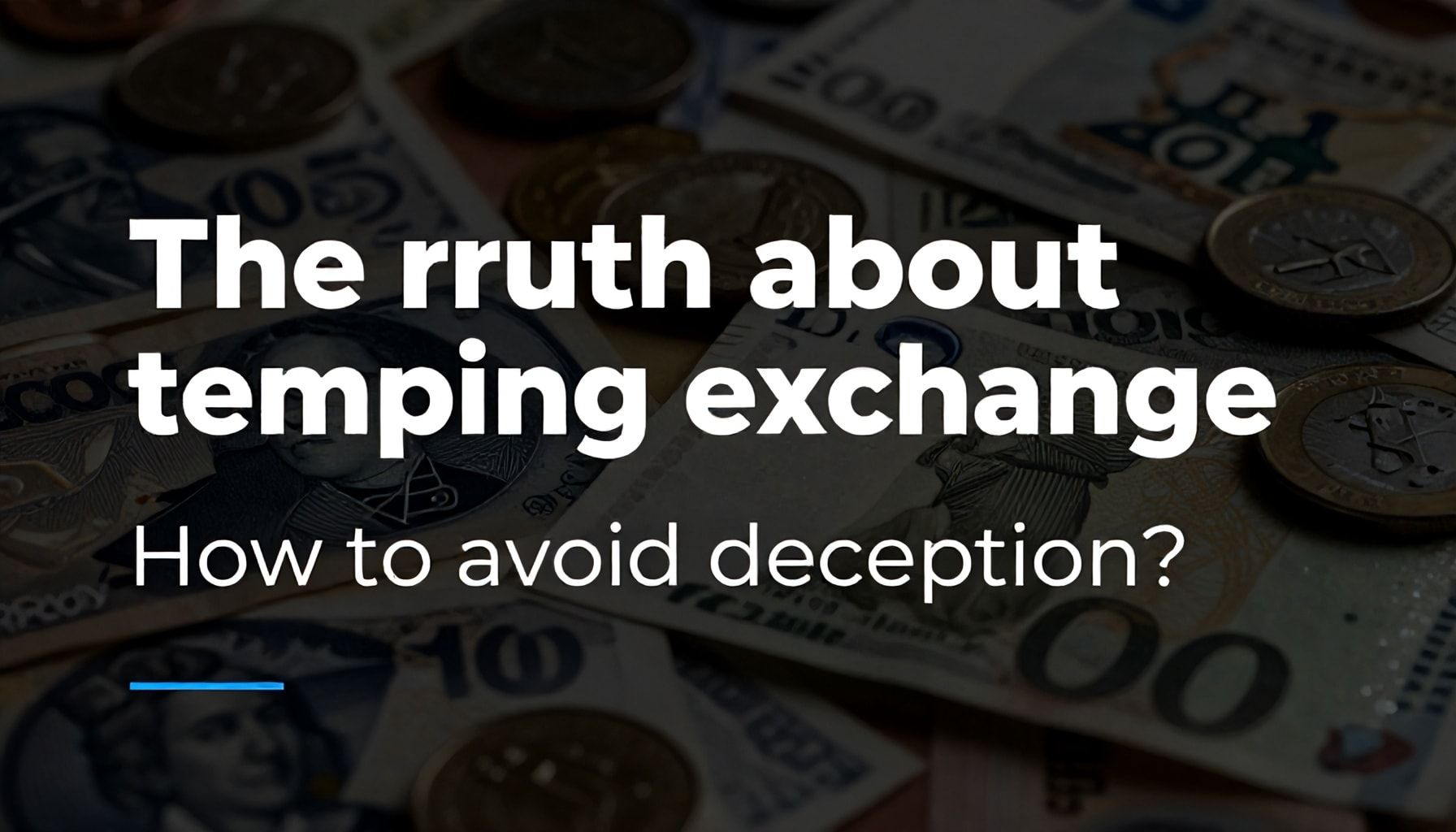 الحقيقة عن أسعار الصرف المغرية: كيف تتجنب الخداع؟*