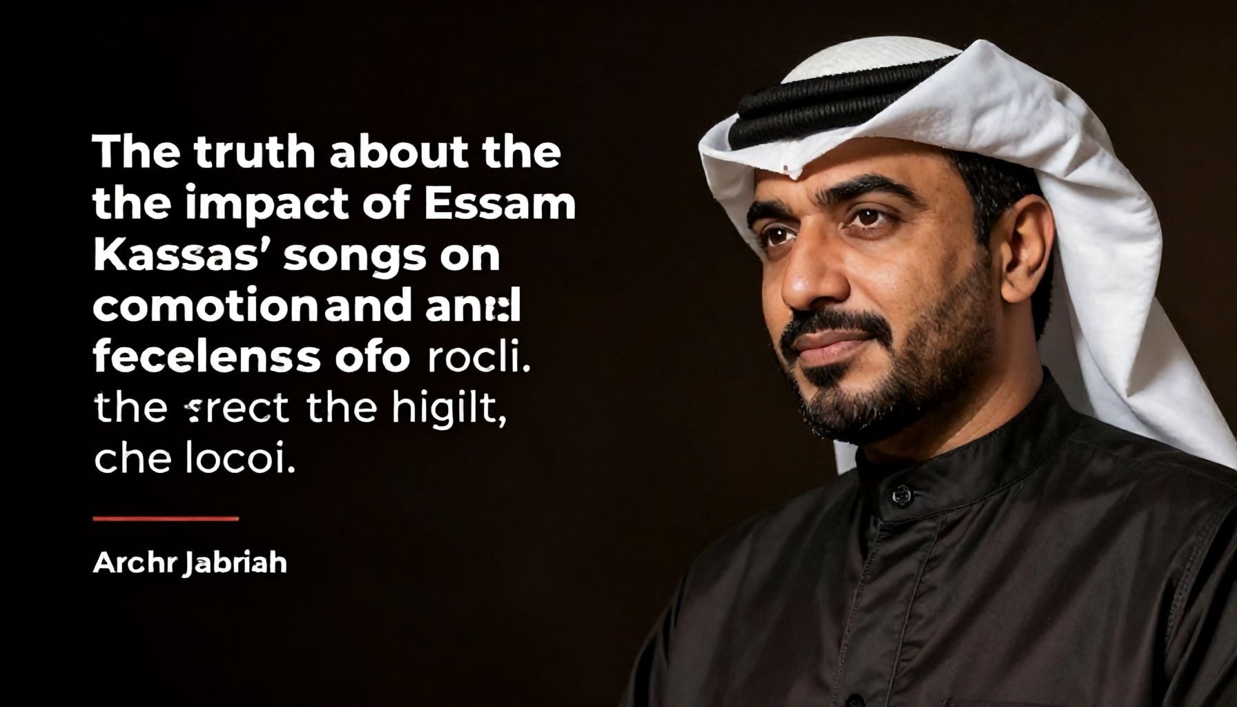 الحقيقة عن تأثير أغاني عصام صاصا على العاطفة والمشاعر*