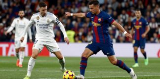 ريال مدريد ينهزم برشلونة 2-0 في مباراة نصف النهائي