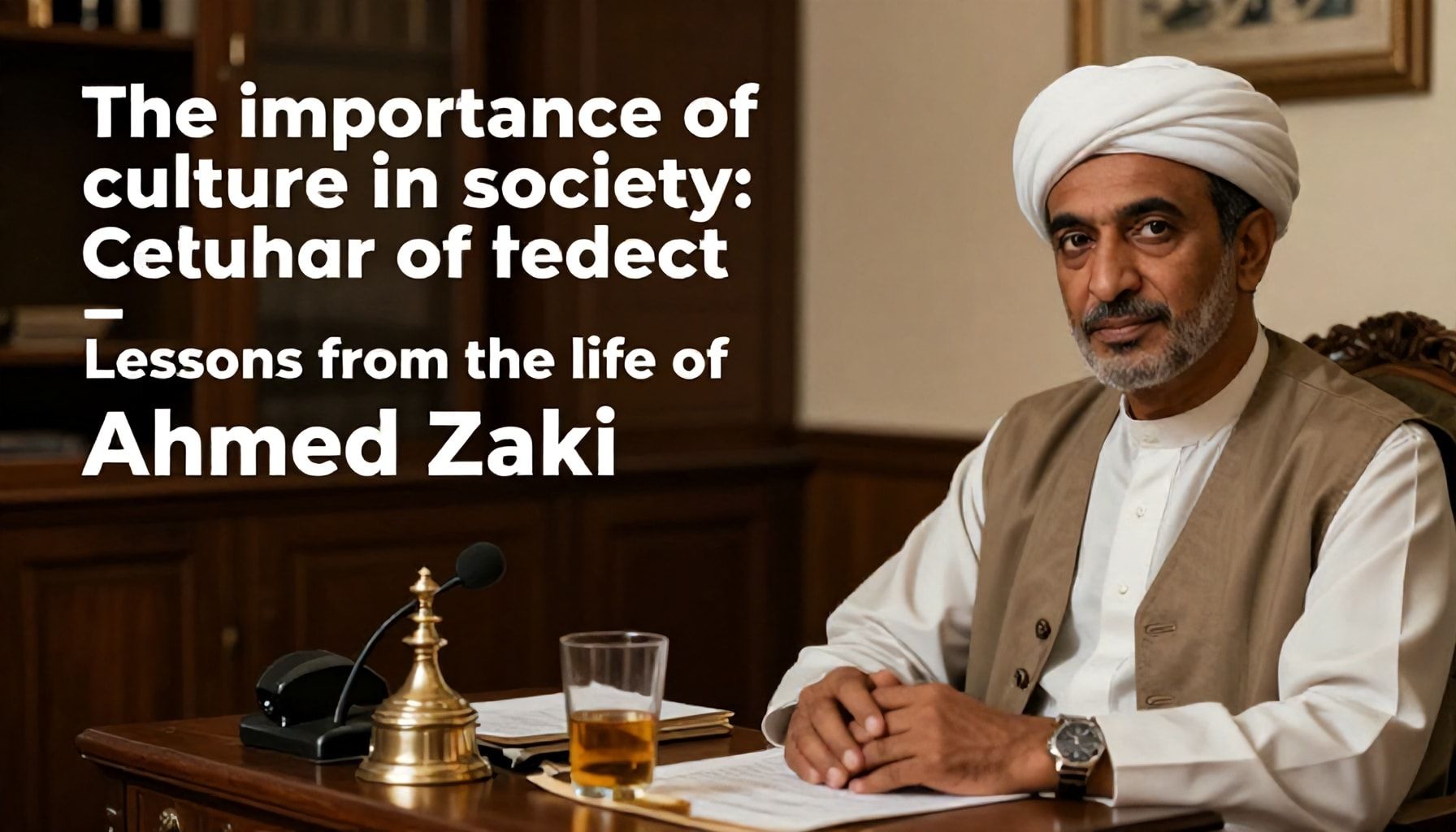 السبب وراء أهمية الثقافة في المجتمع: دروس من حياة أحمد زكي*