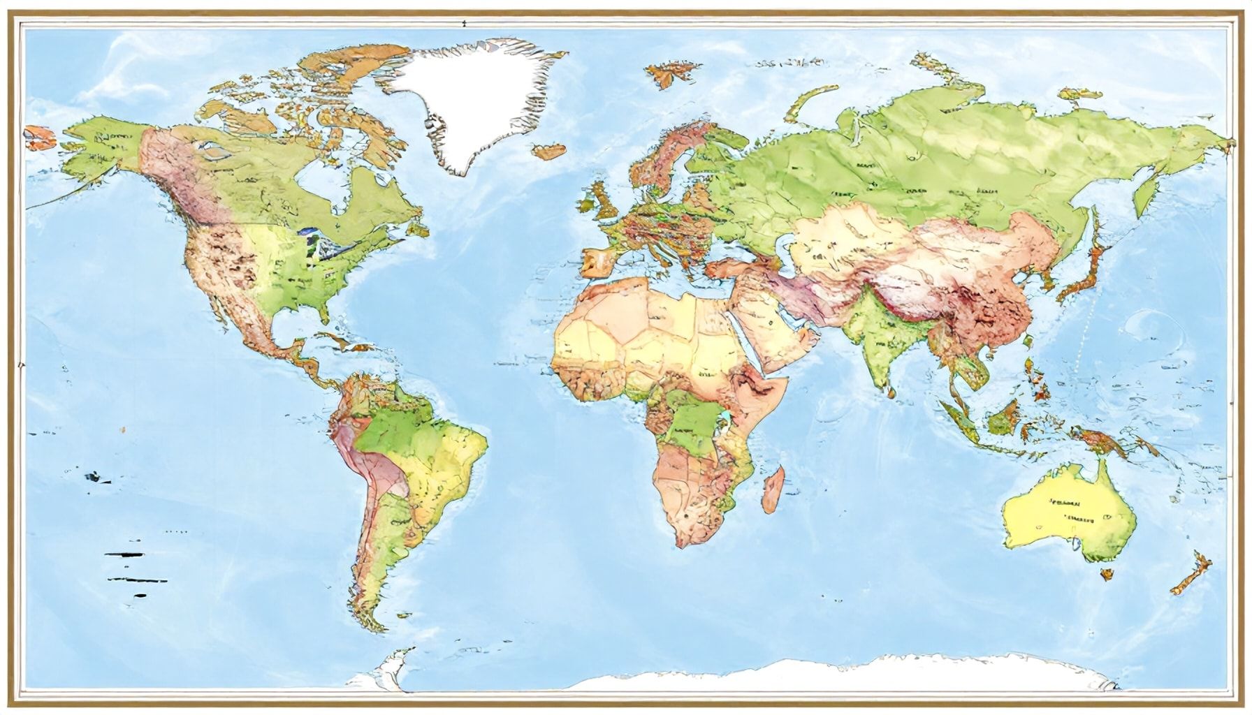 السبب وراء أهمية خريطة العالم في فهم الثقافات*