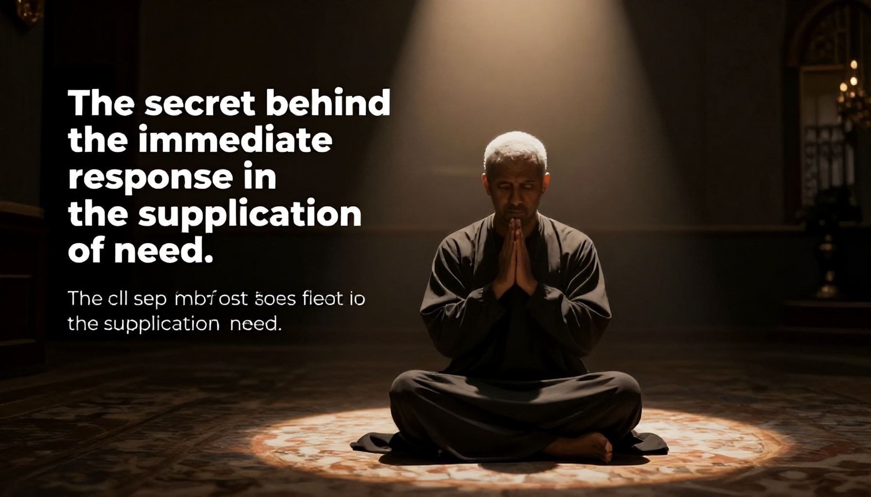 السر وراء الاستجابة الفورية في دعاء الحاجة*