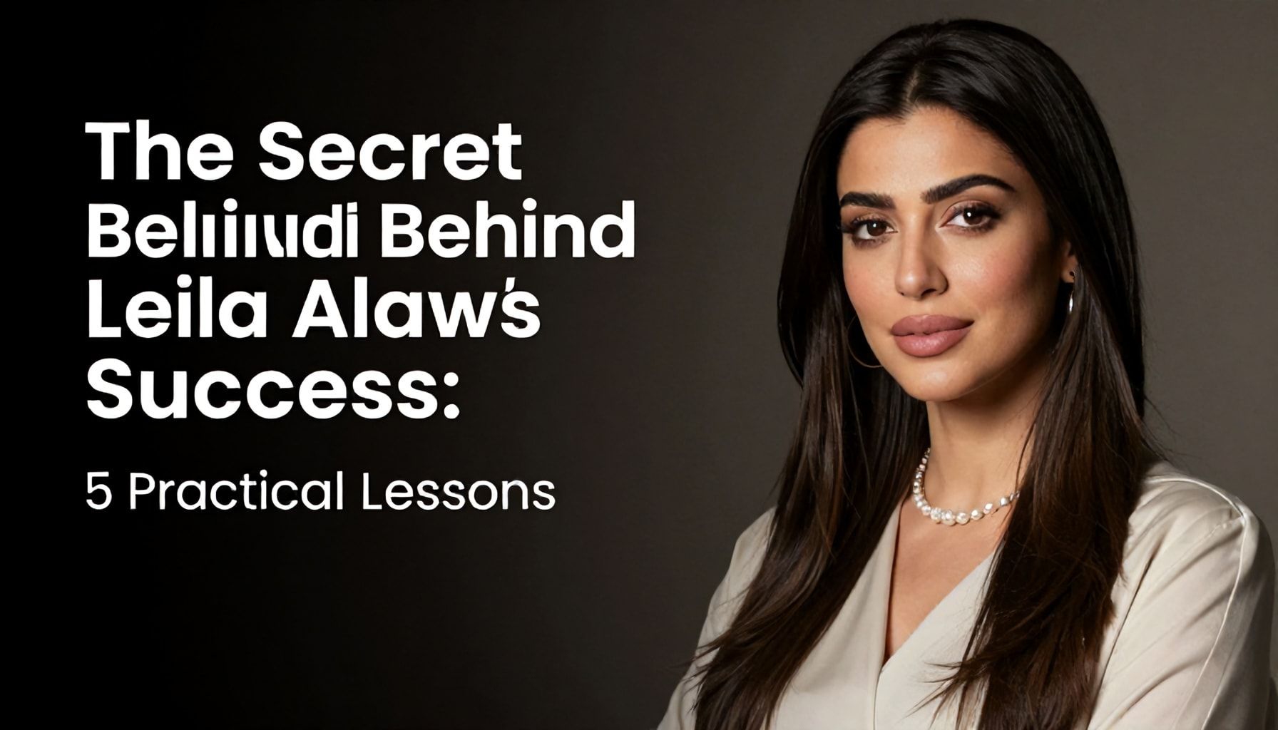 السرّ وراء نجاح ليلى علوي: 5 دروس عملية