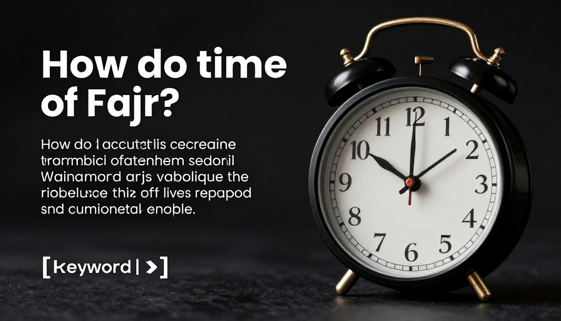 كيف تعرف وقت الفجر بدقة؟ إجابة شاملة لبياضن الساعة