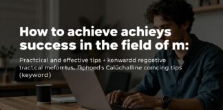 كيفية تحقيق النجاح في مجال الم: نصائح عملية وفعالة