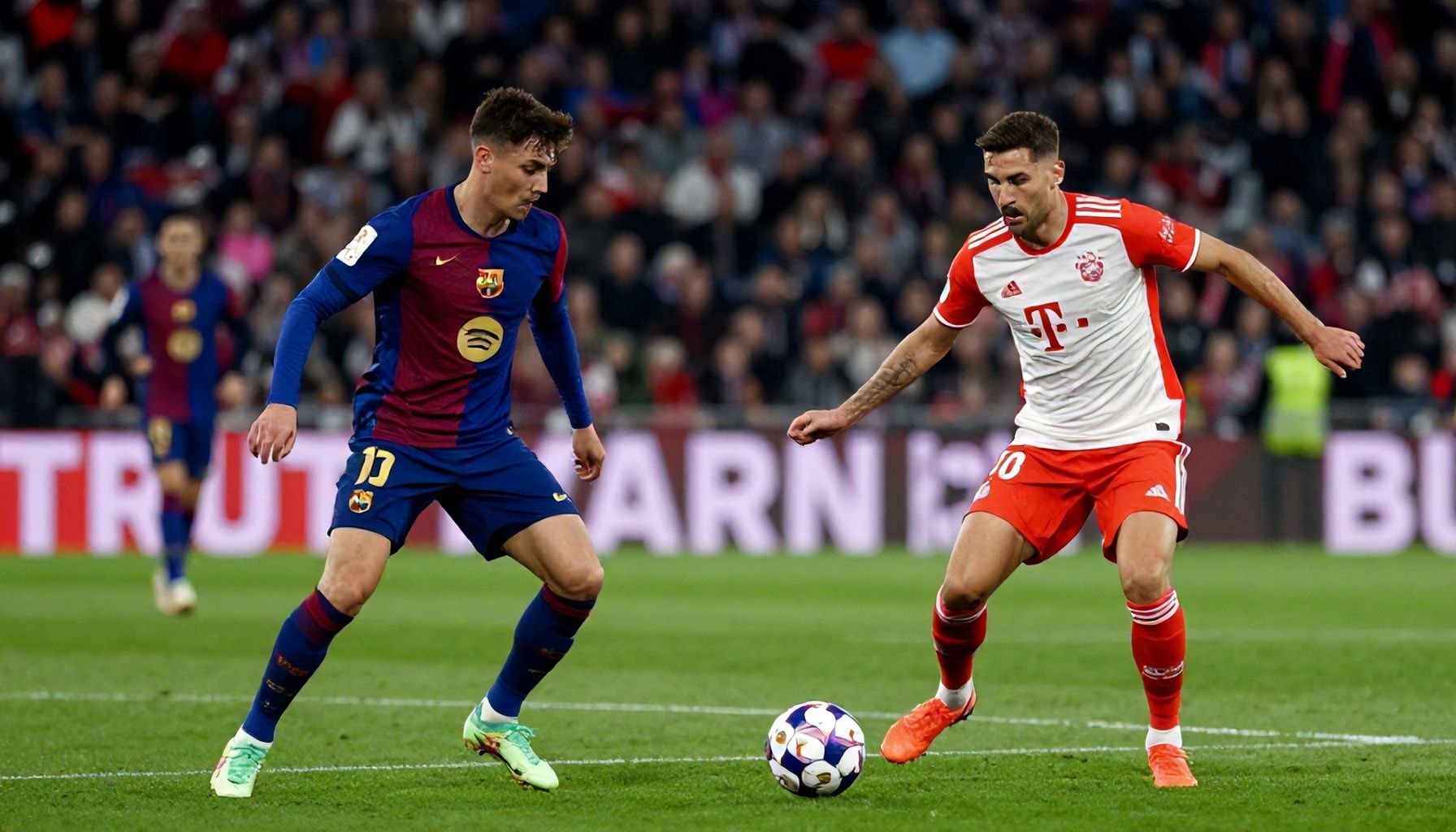 المبارات بين برشلونة وبايرن ميونخ اليوم