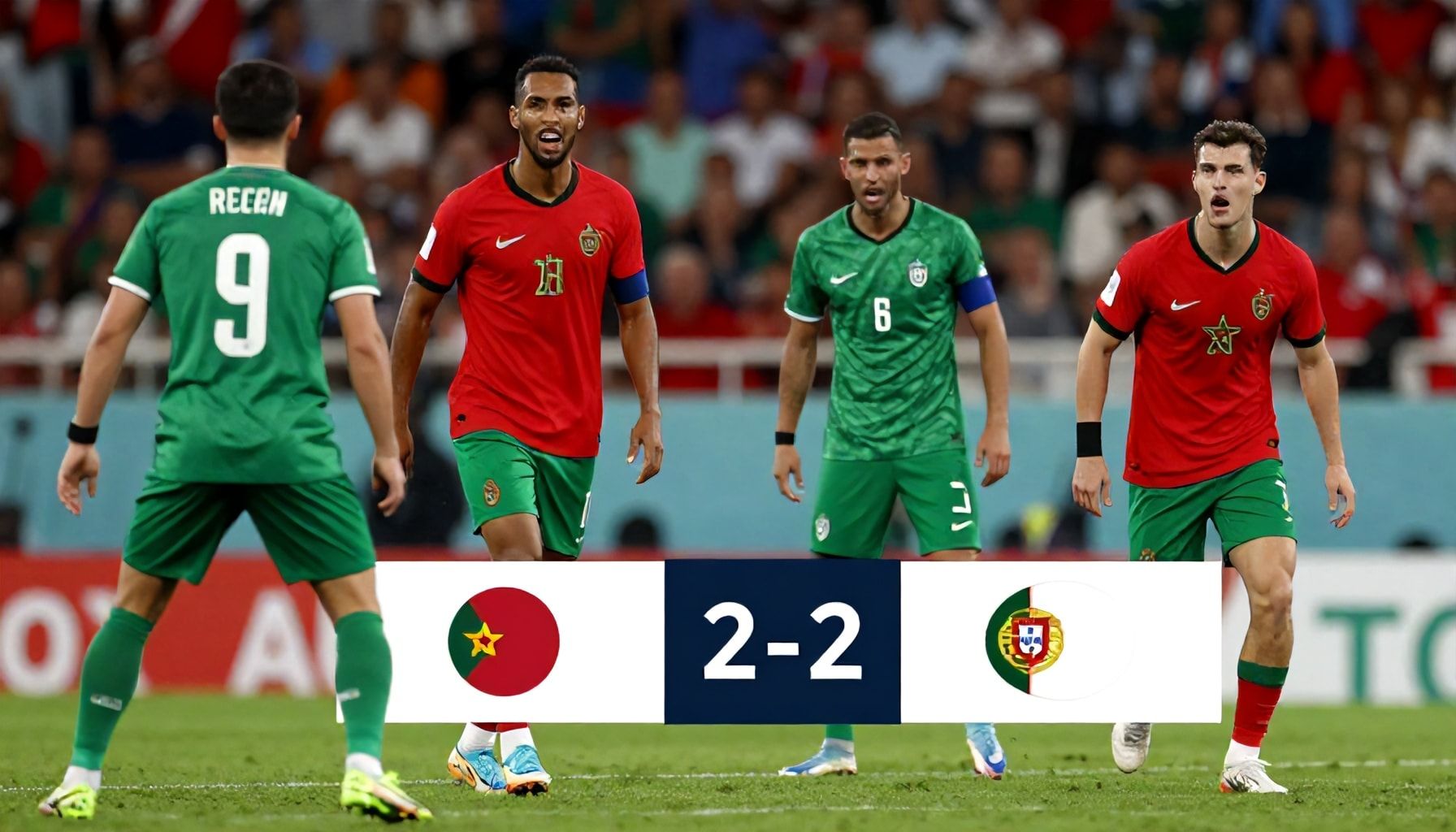 المغرب يتحدى البرتغال في مباراة حاسمة