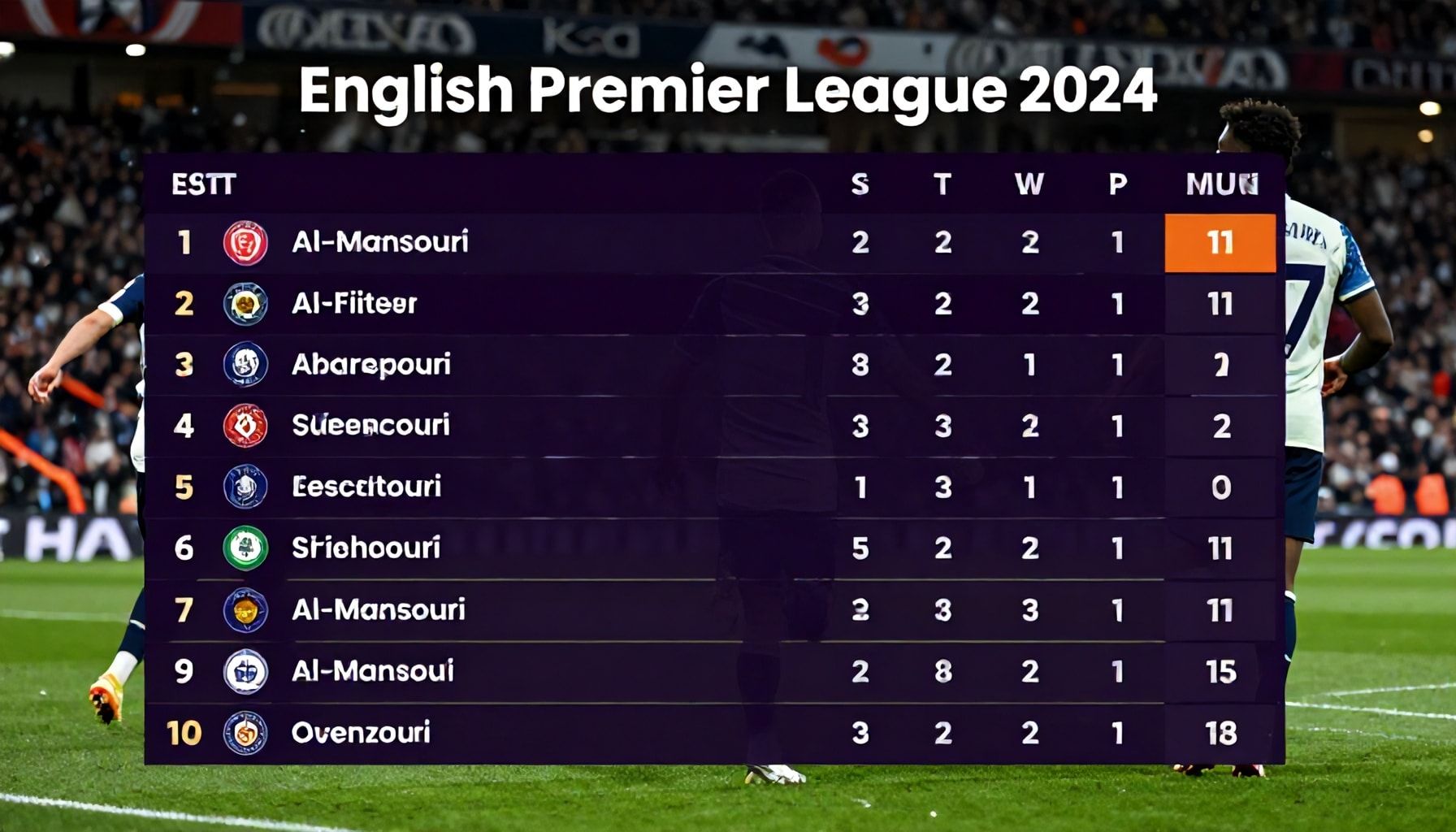 المنصوري يحقق المركز الثالث في الدوري الإنجليزي 2024