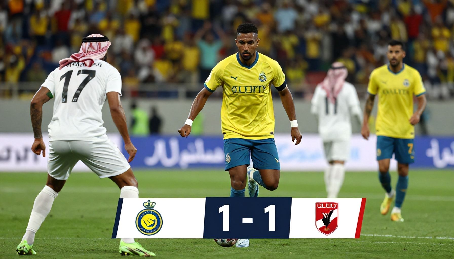 النصر يحقق انتصاراً تاريخياً على الأهلي بنتيجة 2-1