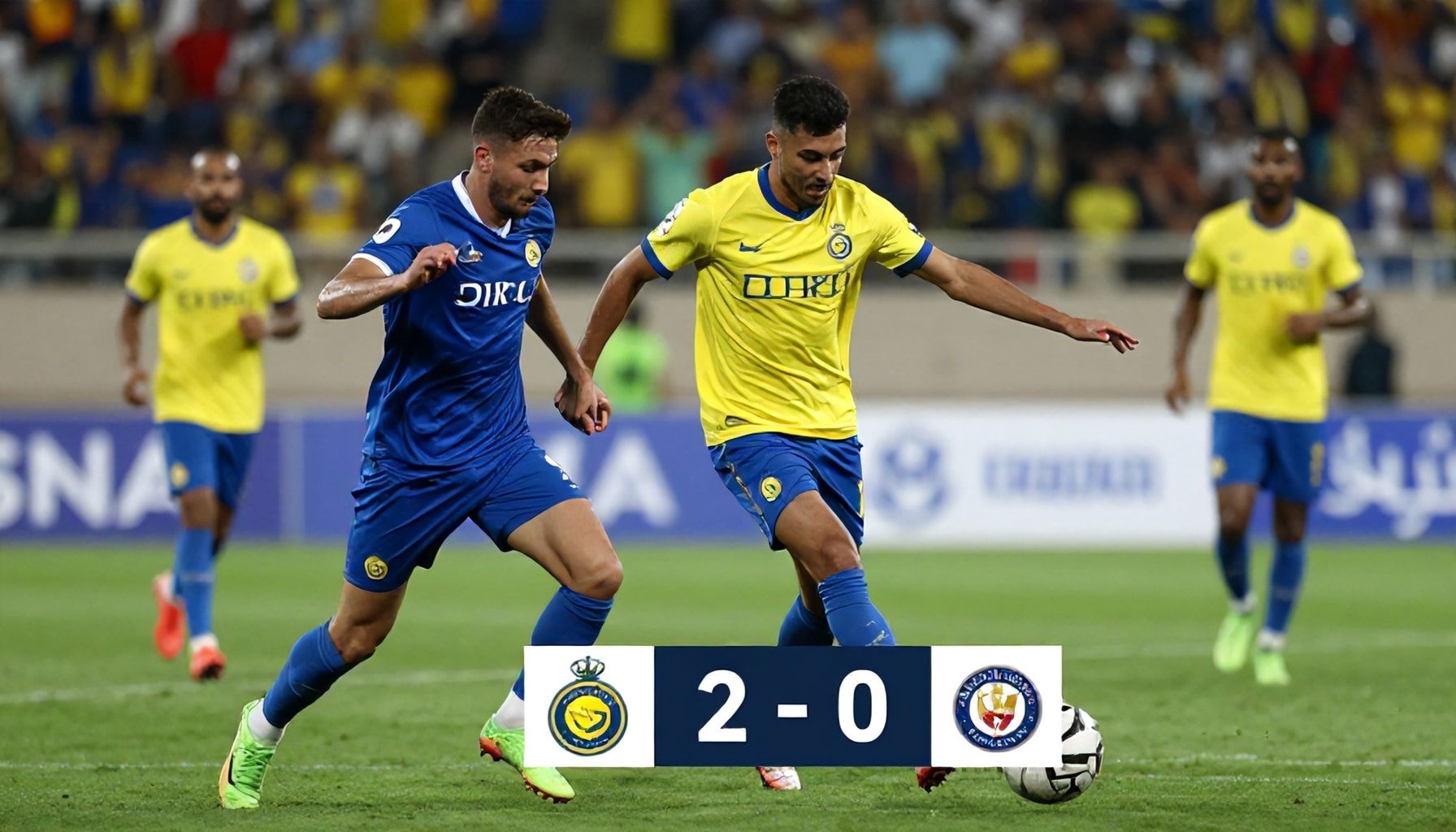 النصر يحقق انتصارًا مهمًا على الرائد بنتيجة 2-0