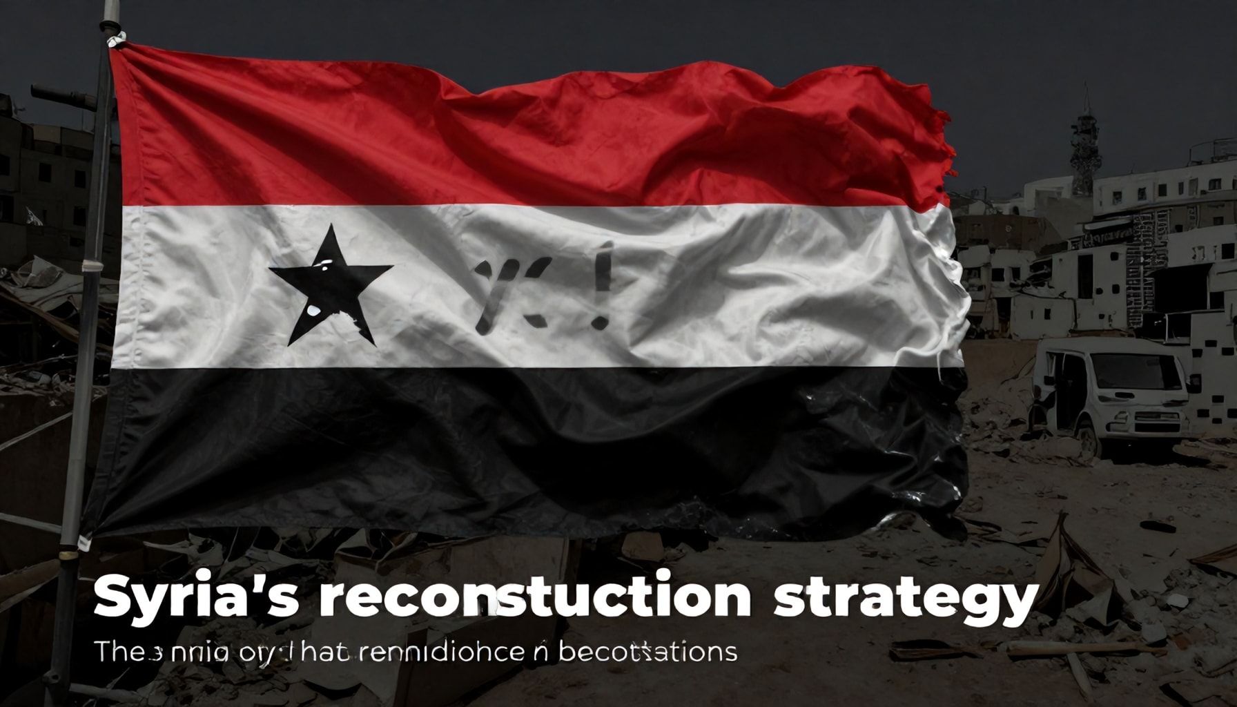 الواقع الذي لا يُقال عن استراتيجية سوريا في إعادة الإعمار*
