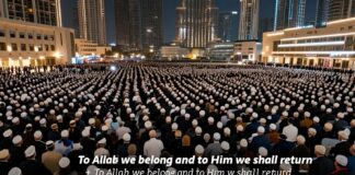 الوفاة في دبي: 100000 شخص يوجهون دعاء “لله وان اليه راجعون