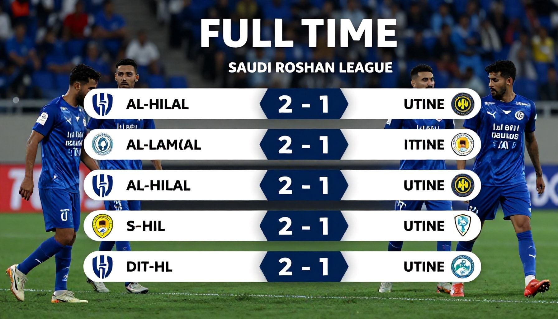 الهلال يتصدر في دوري روشن السعودي بعد انتصار 2-1 على الاتحاد