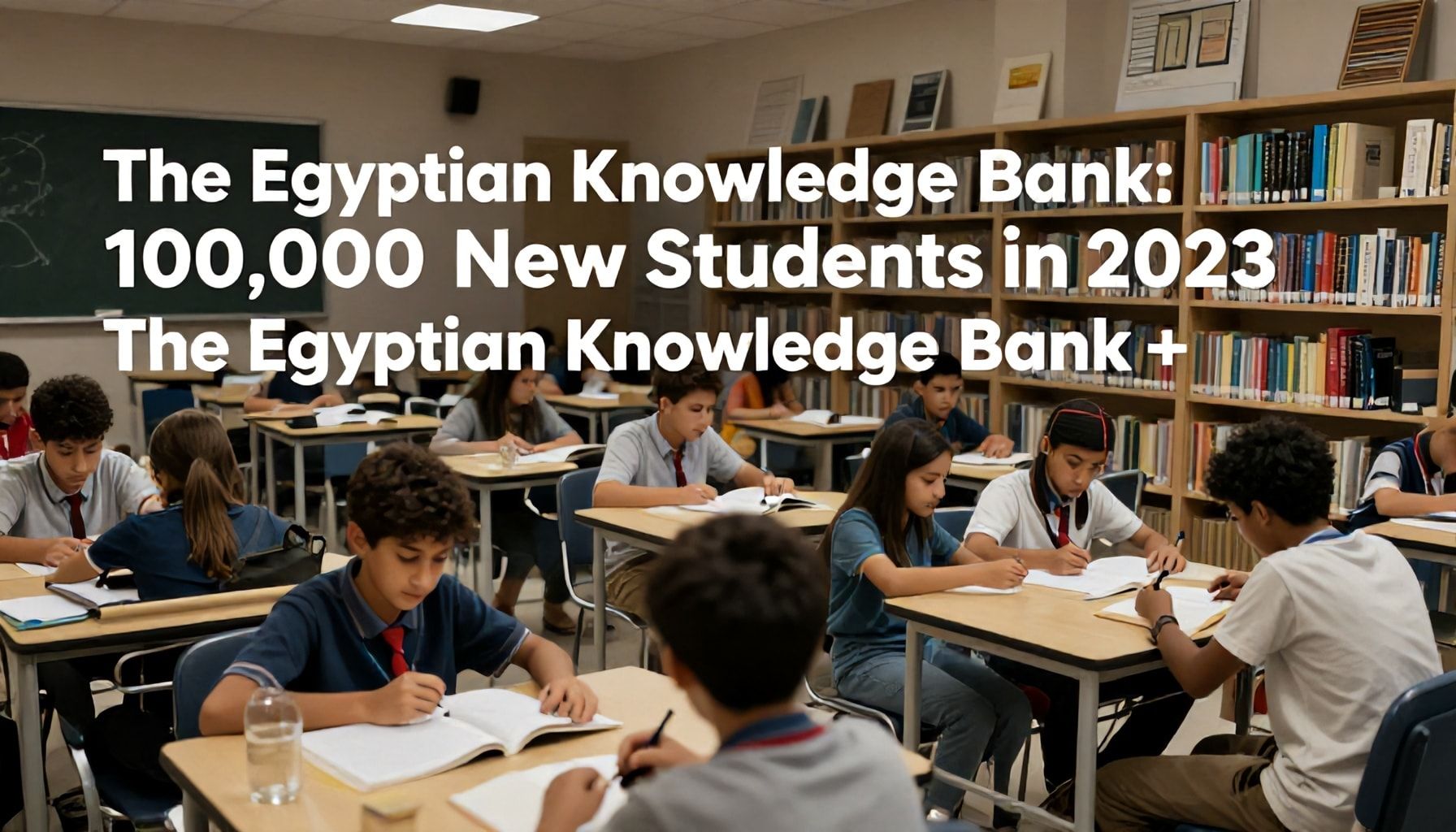 بنك المعرفة المصري: 100000 طالب جديد في 2023