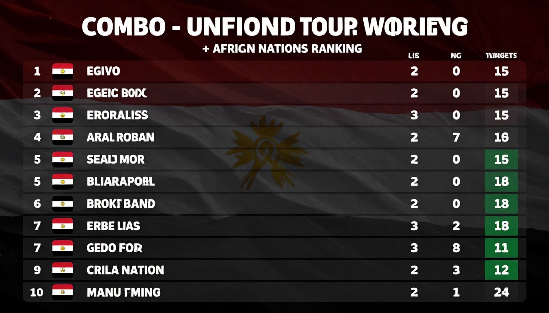 تأثير الترتيب على تأهل المنتخب المصري لكأس العالم