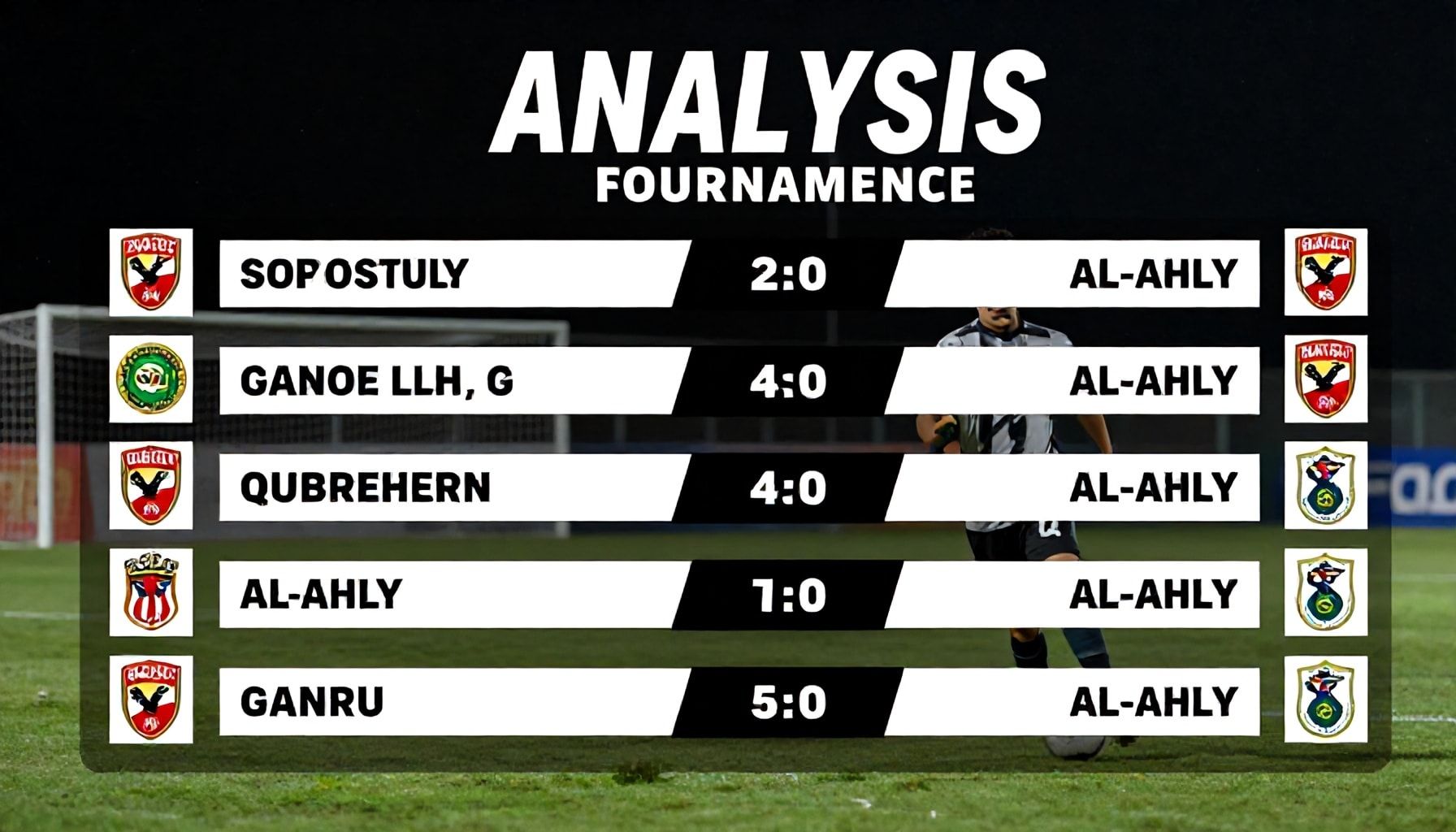 تحليل أداء الفريقين في المسابقات الأخيرة