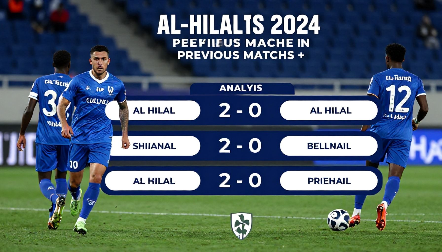 تحليل أداء الهلال في المباريات السابقة
