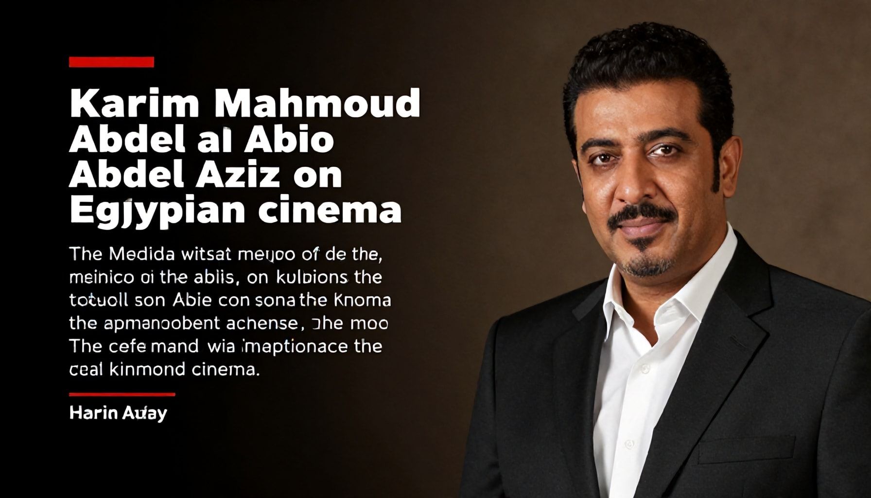 تحليل تأثير كريم محمود عبد العزيز على السينما المصرية