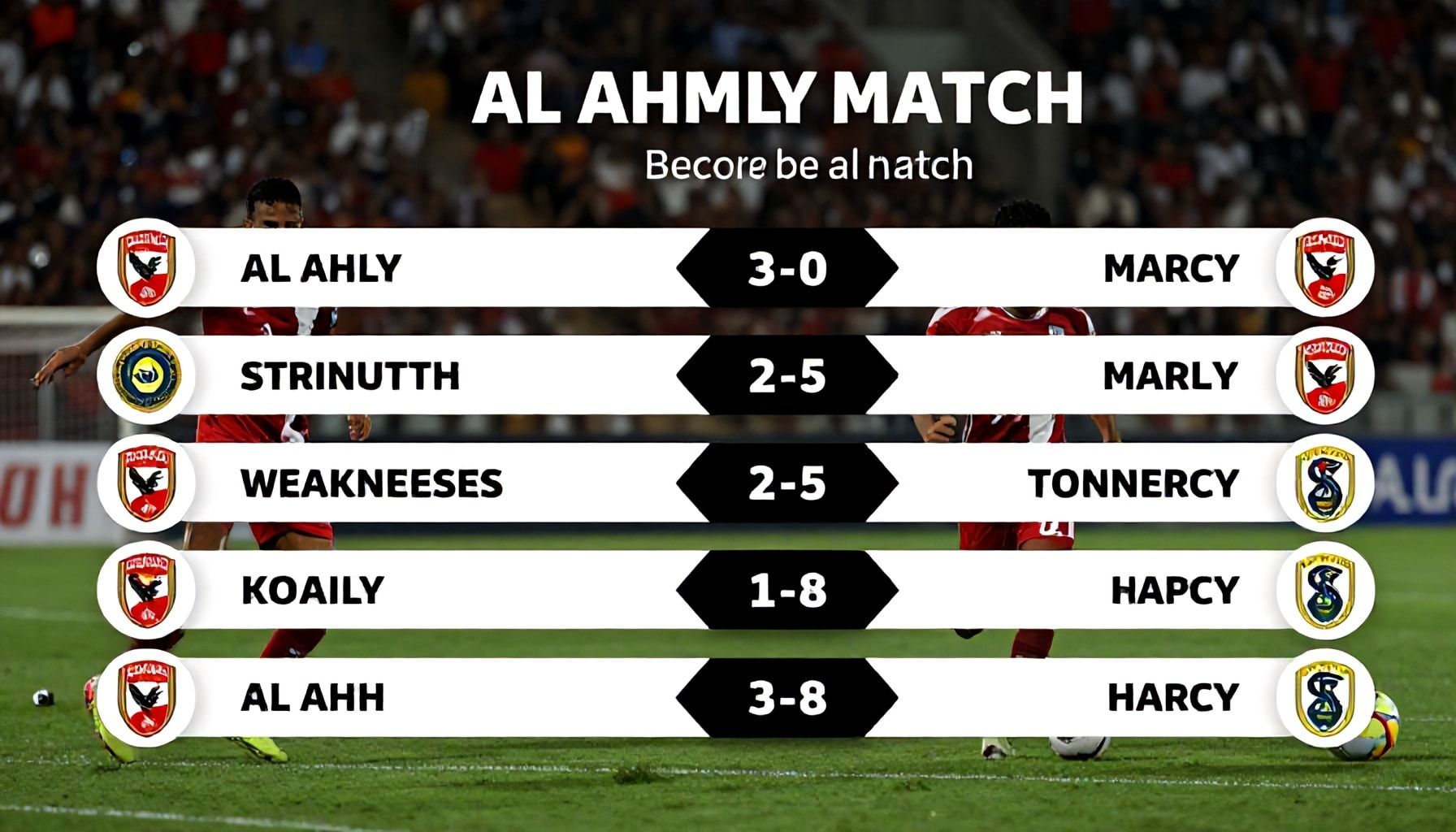 تحليل نقاط القوة والضعف لكل فريق قبل المباراة