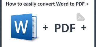 كيفية تحويل ملفات وورد إلى PDF بسهولة