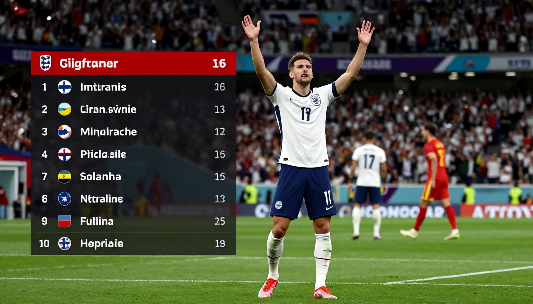 المنتخب الإنجليزي يحقق انتصاراً تاريخياً في كأس العالم 2022