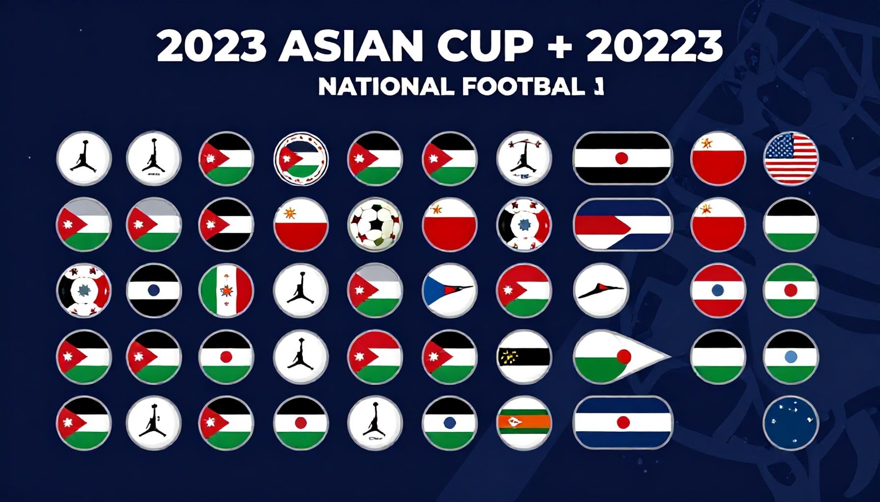 تجهيز منتخب الأردن لكرة القدم لبطولة آسيا 2023