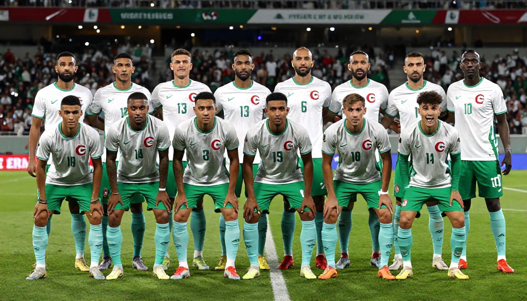 تجهيز منتخب الجزائر لكرة القدم لمباراة ضد منتخب مصر في كأس أمم أفريقيا 2023