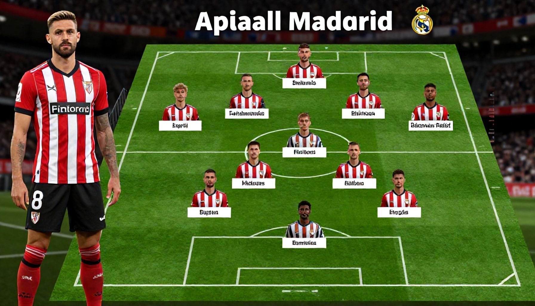 تشكيلات اتلتيك بلباو وريال مدريد في مواجهة الدوري الإسباني