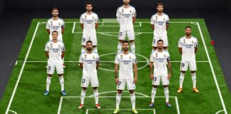 تشكيلات جيرونا وريال مدريد: 11 لاعبًا في كل فريق