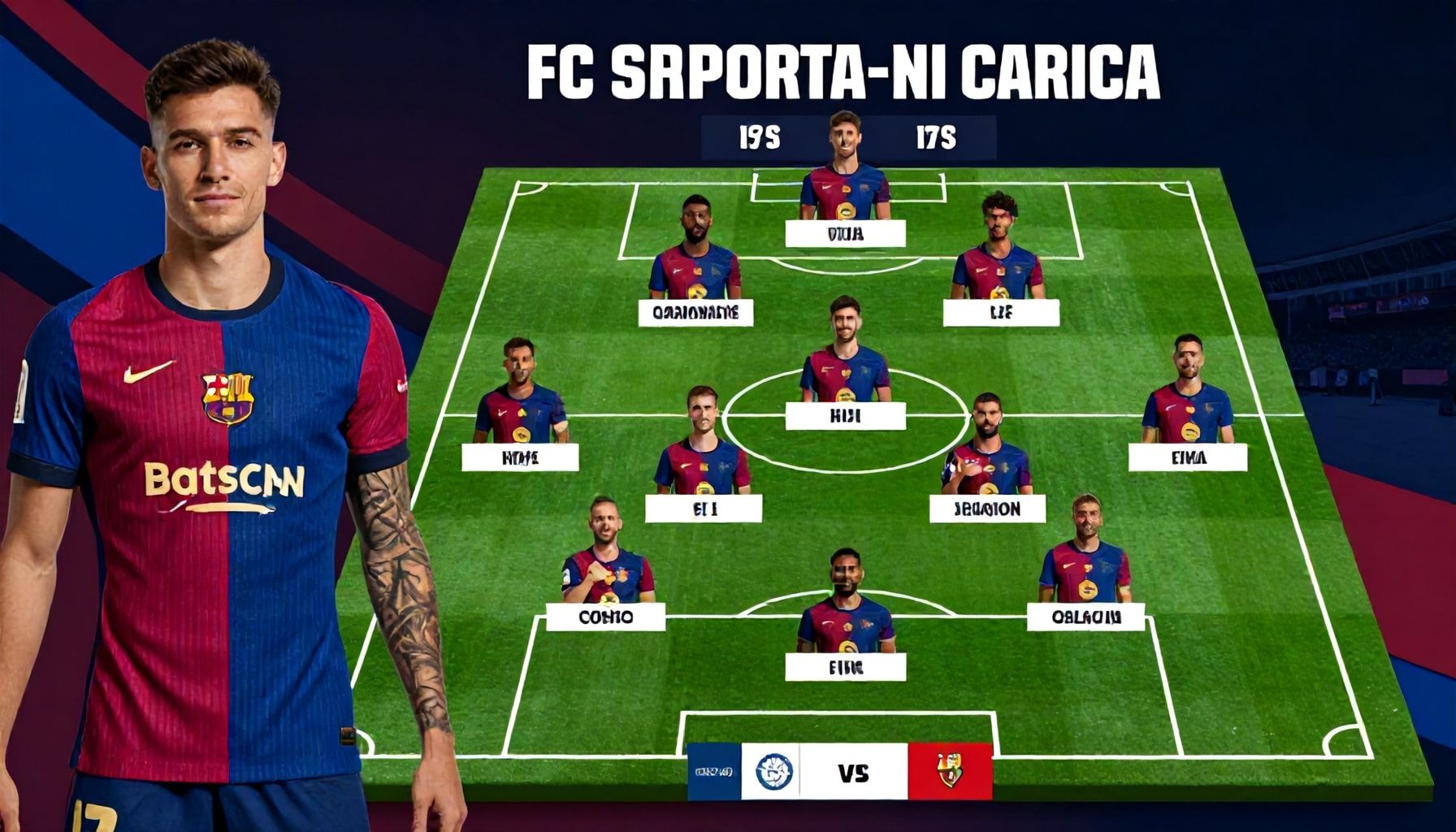 برشلونة يعلن تشكيلة مواجهة أوساسونا في الدوري الإسباني