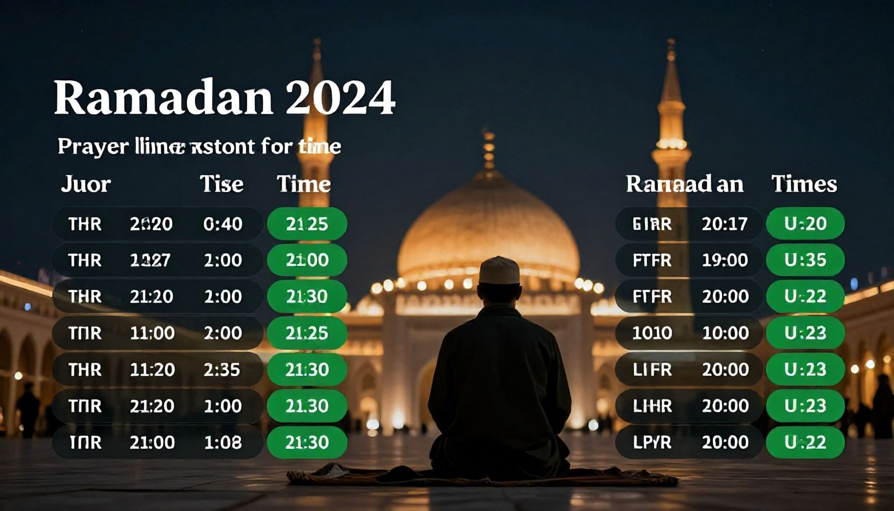 تعديلات مواقيت الصلاة في السعودية لرمضان 2024