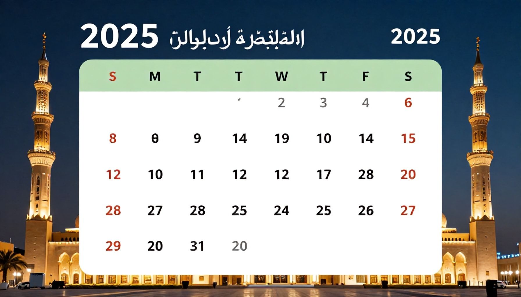 تفاصيل العطل الرسمية في المملكة العربية السعودية لعام 2025