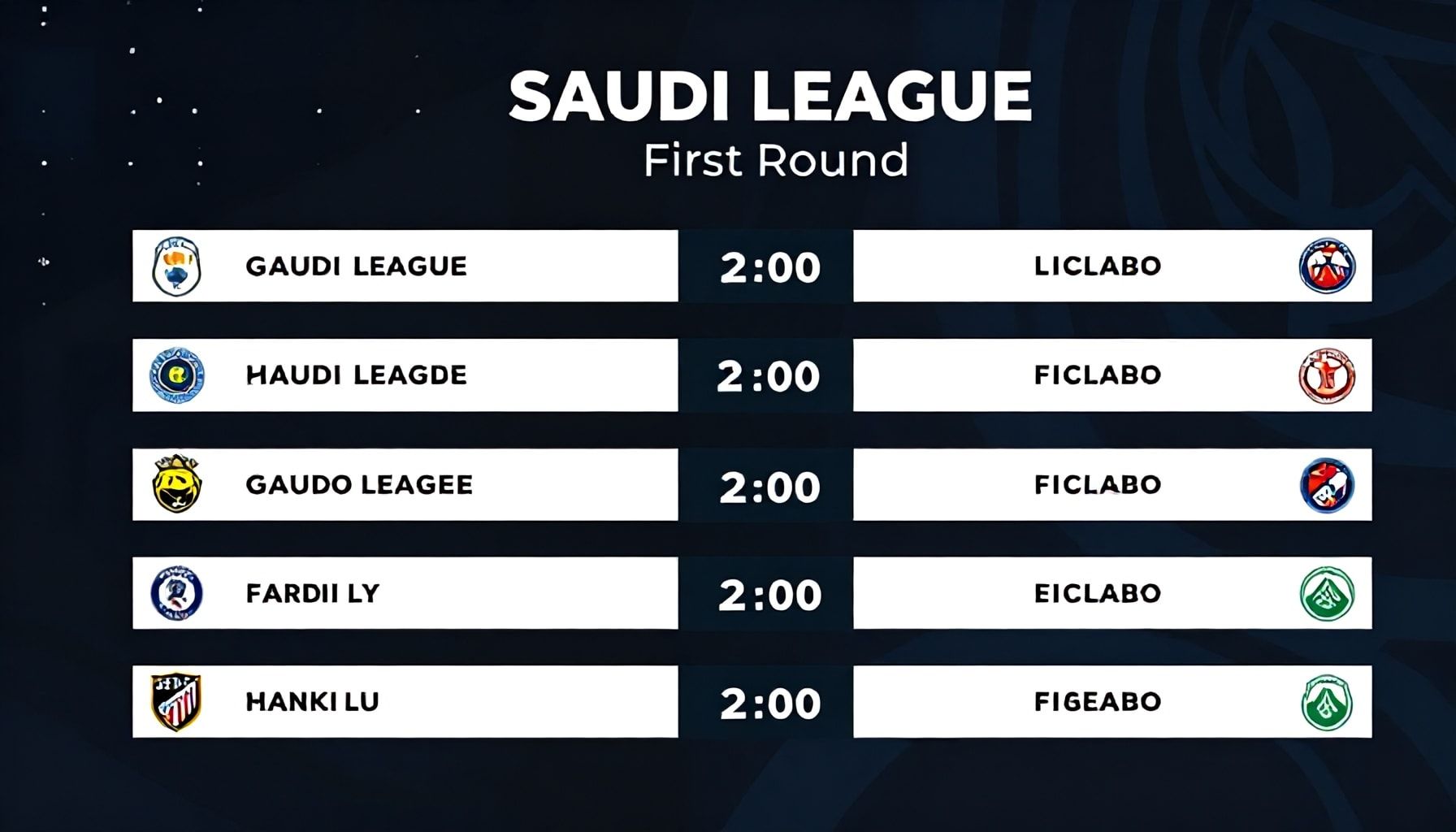 تفاصيل المواجهات الهامة في الجولة الأولى من الدوري