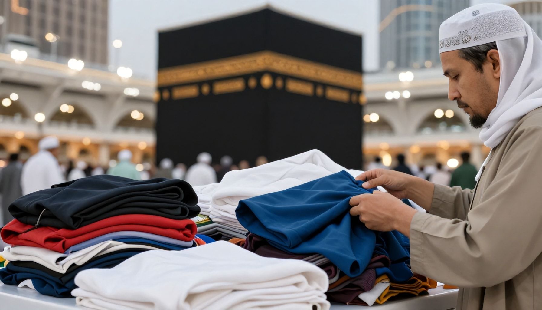 تفاصيل تنظيم الملابس لعمرة في مكة