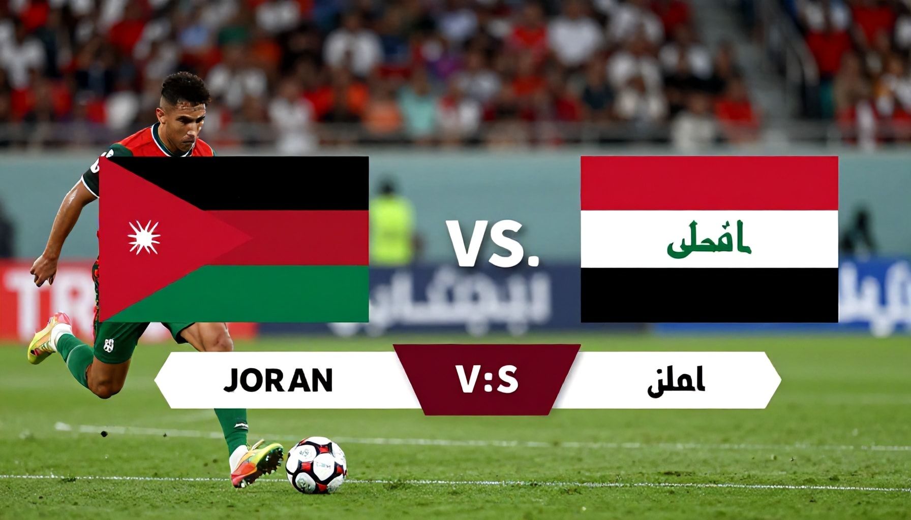 تفاصيل مباراة الأردن والعراق في تصفيات كأس العالم