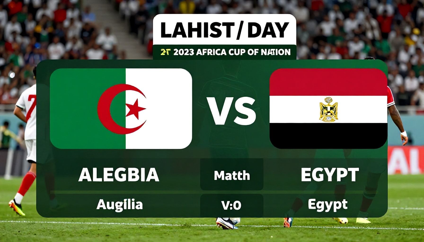 تفاصيل مباراة الجزائر ومصر في كأس أمم أفريقيا 2023