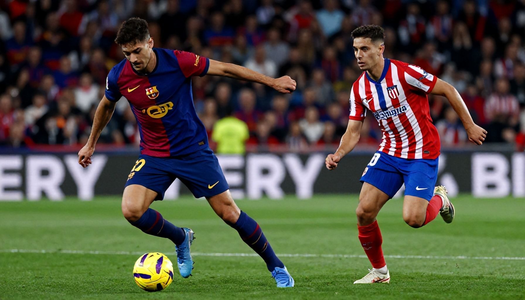 تفاصيل مباراة برشلونة وأتلتيكو مدريد في الدوري الإسباني