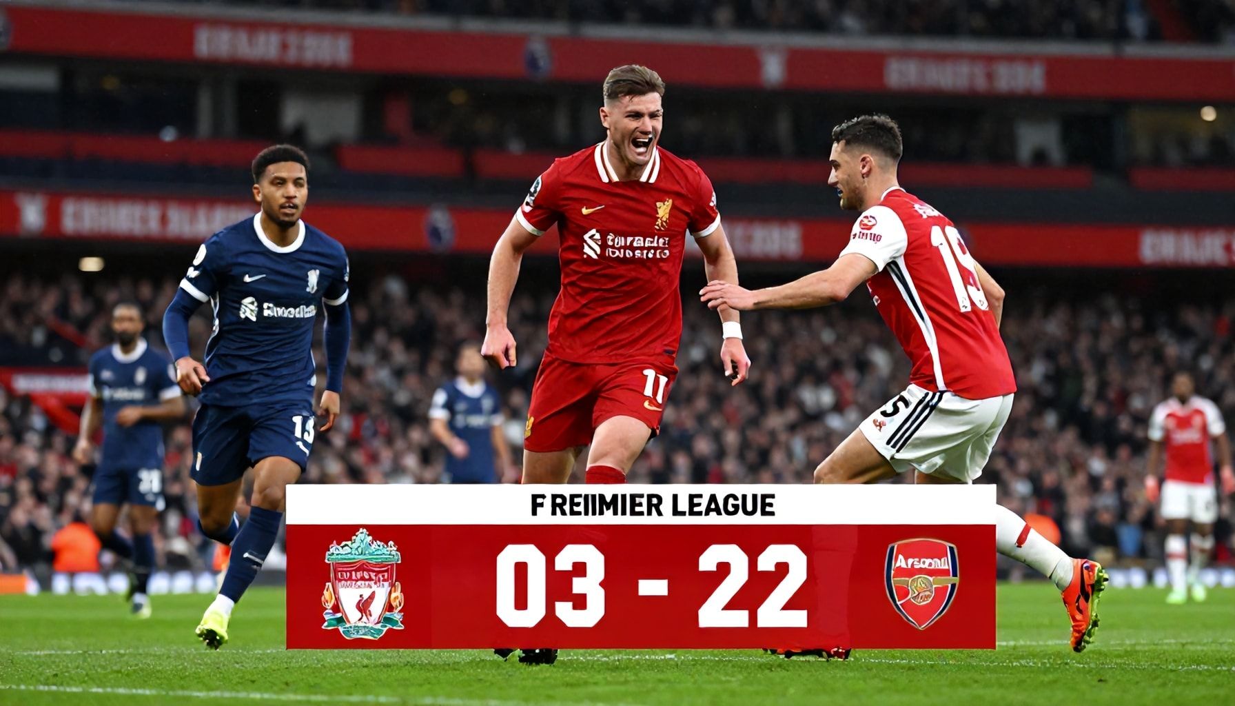 تفاصيل مباراة ليفربول وأرسنال في الدوري الإنجليزي