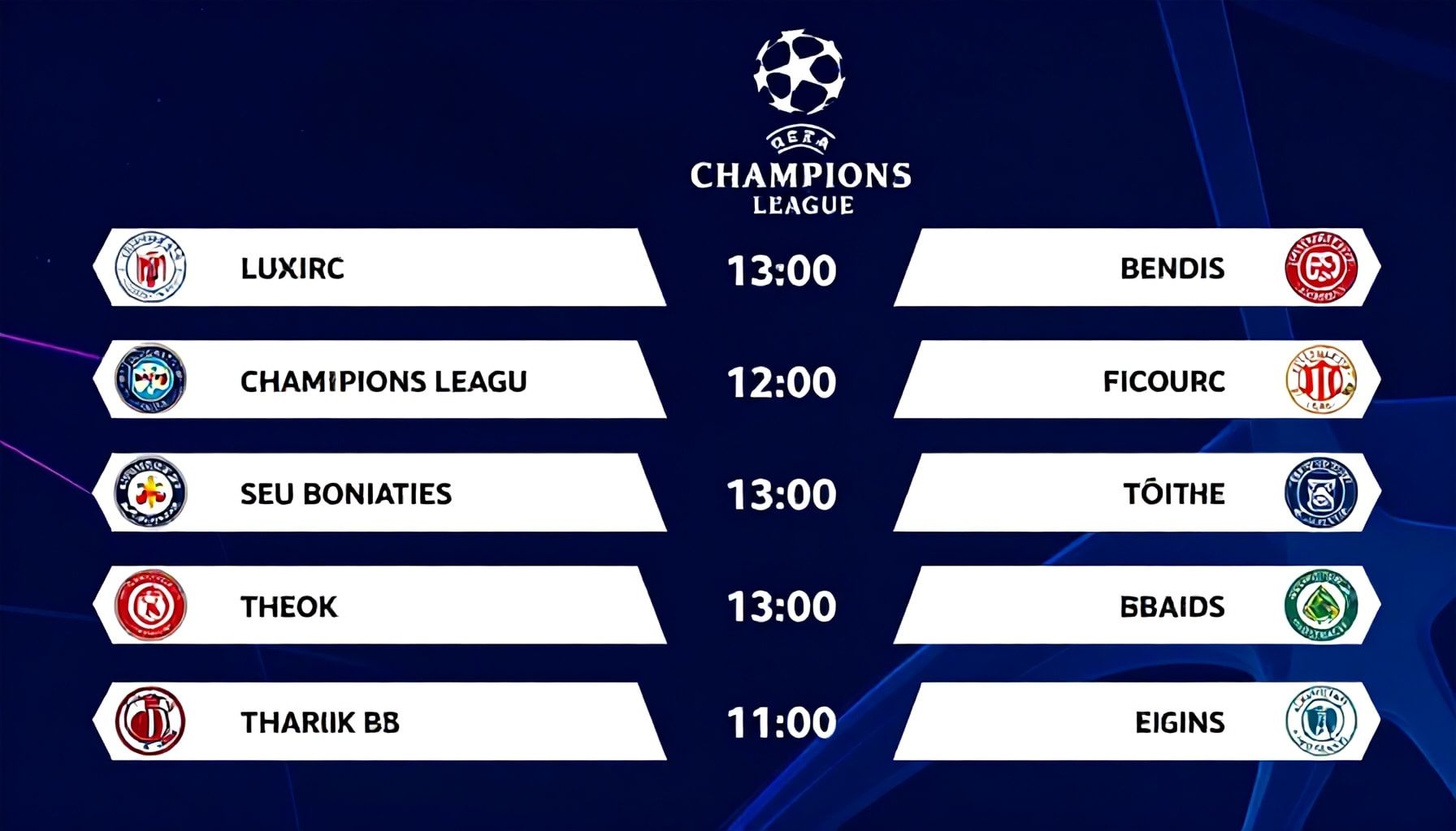 تفاصيل مباريات دوري أبطال أوروبا وأبرز الفرق المتنافسة