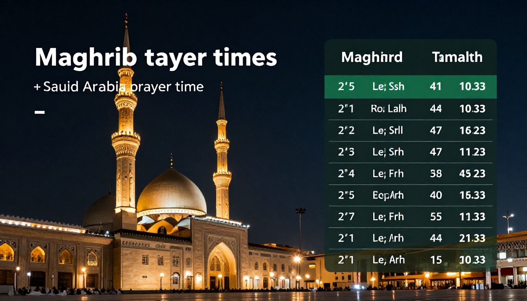تفاصيل مواعيد صلاة المغرب في السعودية خلال رمضان