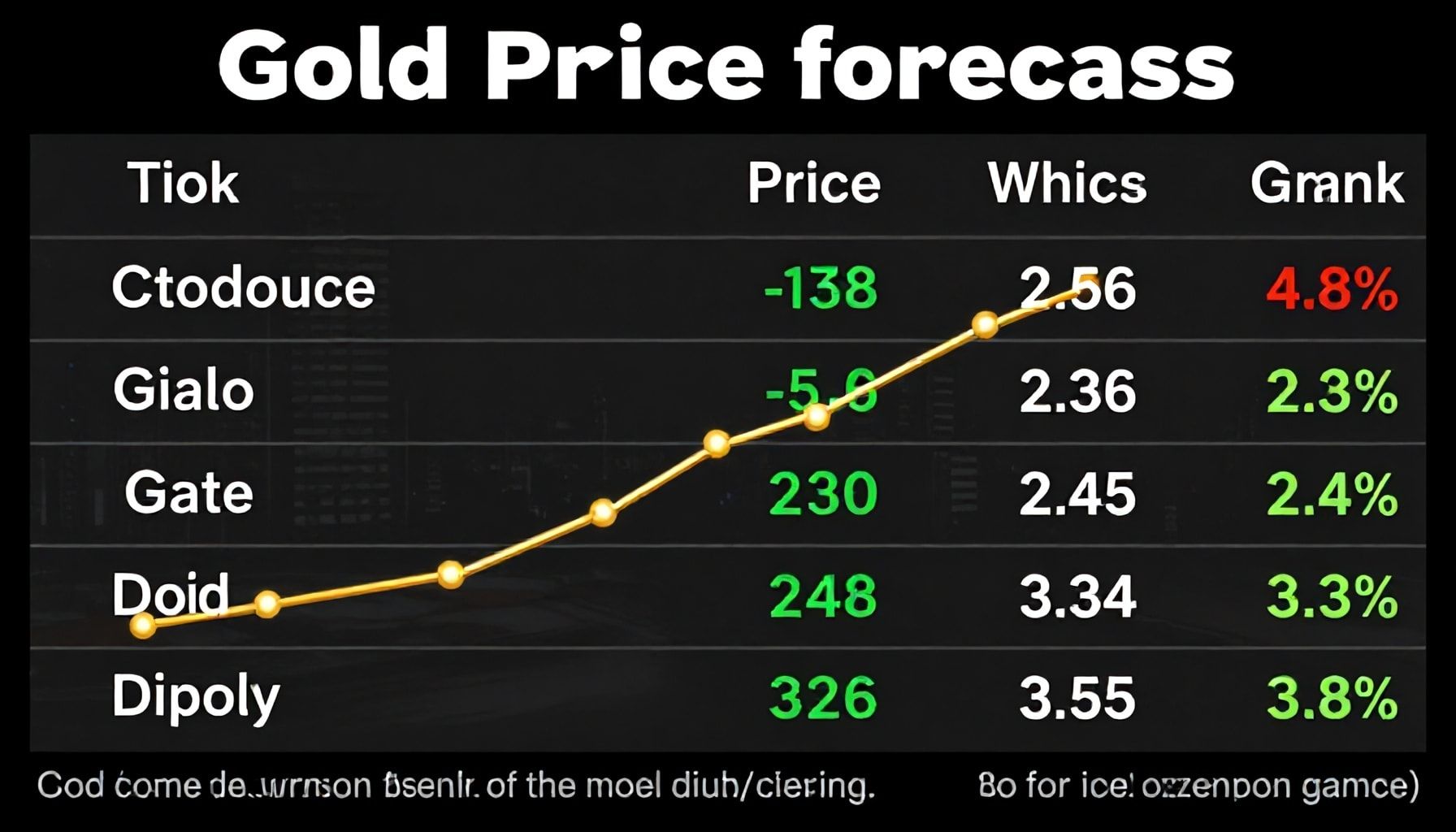 توقعات أسعار الذهب في الأسابيع القادمة