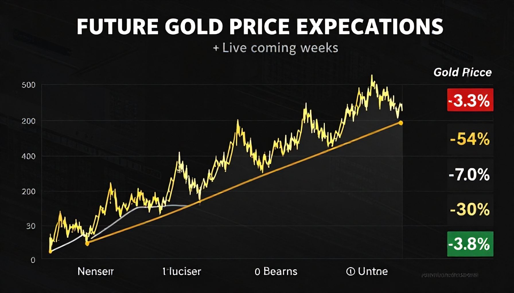 توقعات المستقبل لسعر الذهب في الأسابيع القادمة