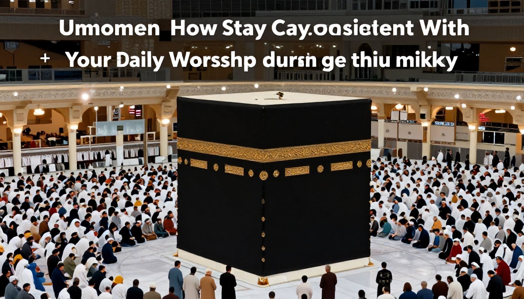 توقعات لزيادة consistency في العبادة في العمرة القادمة