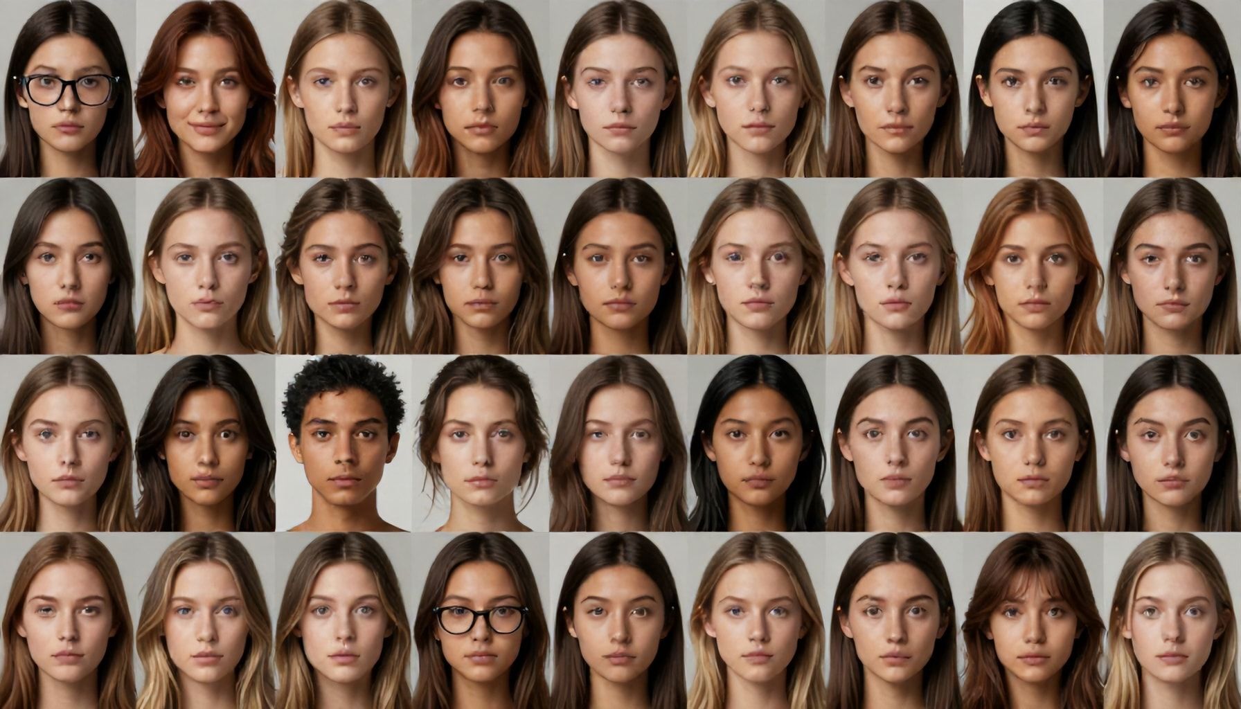 ذكاء اصطناعي يصور 1000 وجه جديد في 100 ثانية