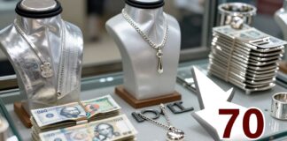 سعر الفضة اليوم ينخفض إلى 70 ريالًا في السوق السعودية