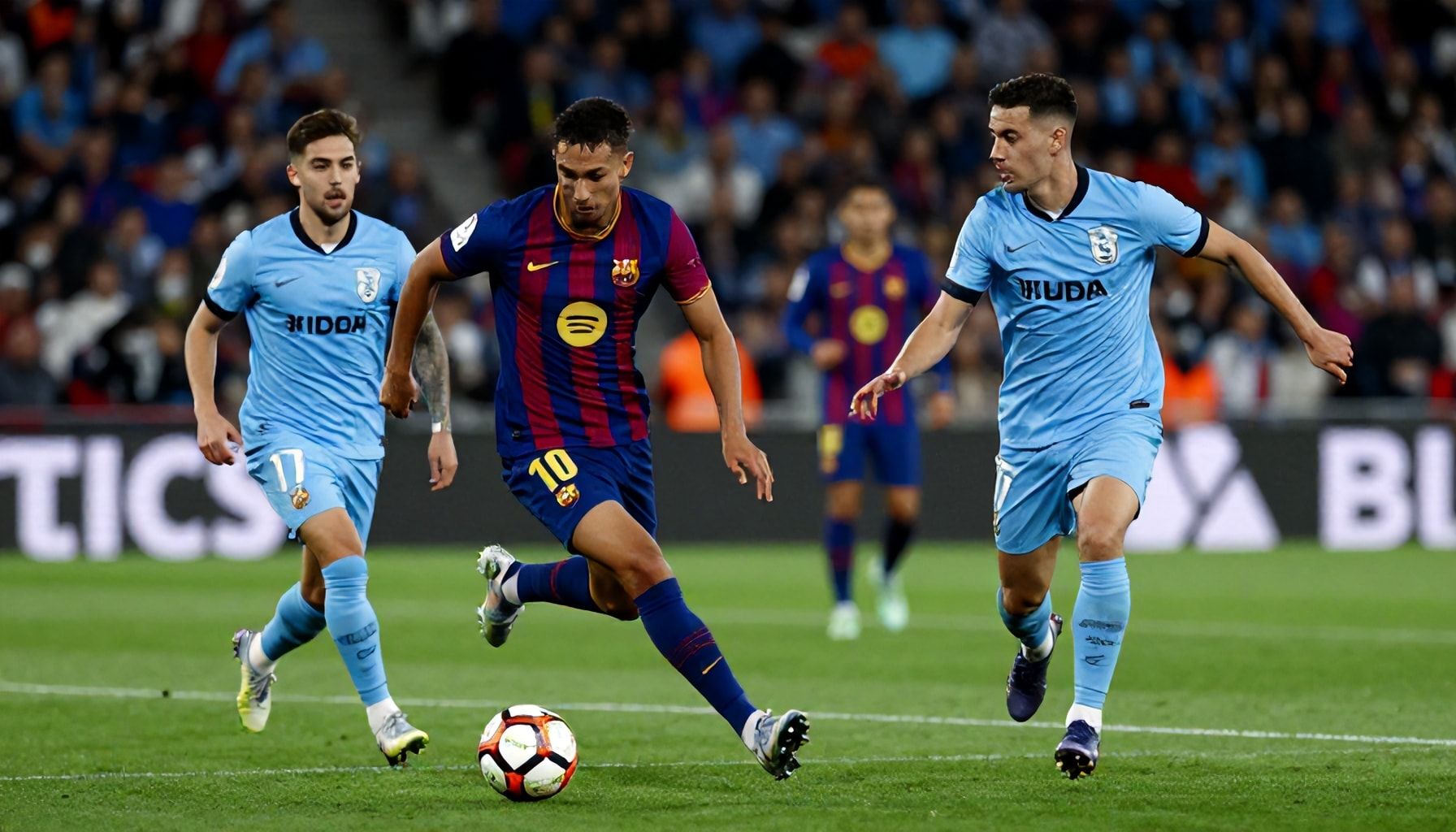 سلتا فيغو تتحدى برشلونة في مباراة حاسمة اليوم