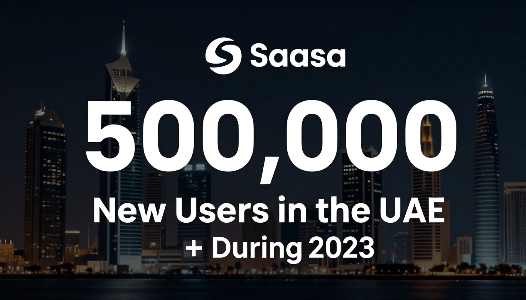 صاصا: 500 ألف مستخدم جديد في الإمارات خلال 2023