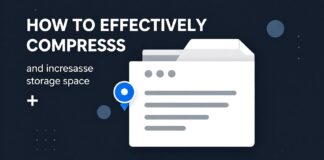 كيفية ضغط الملفات بفعالية وزيادة مساحة التخزين