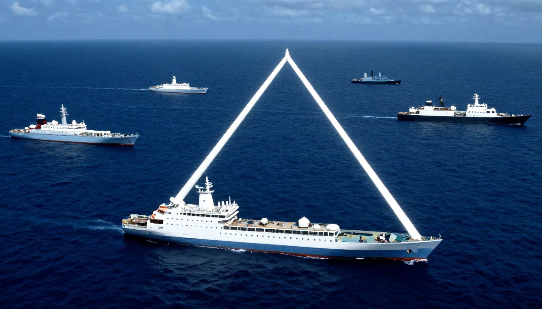 غراء 5 سفن في مثلث برمودا منذ عام 2000