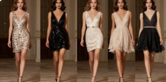 فساتين سهرة قصيرة فخمة: أناقة ورفاهية في كل خطوة